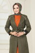 Overcoat 4398AL357-MS Khaki - Thumbnail