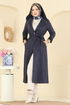 Overcoat 4398AL357-MS Navy Blue - Thumbnail