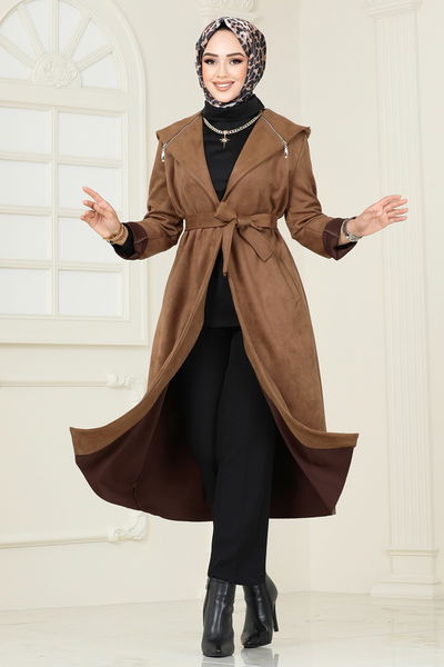 A.L. - Overcoat 4398AL357-MS Tan - 415146