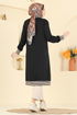 Overcoat 4518PM271-MS Black - Thumbnail