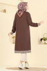 Overcoat 4518PM271-MS Brown - Thumbnail
