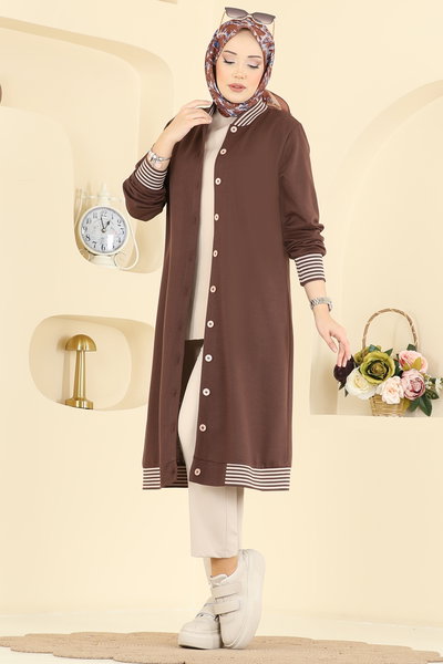 P.R.M. - Overcoat 4518PM271-MS Brown - 426782