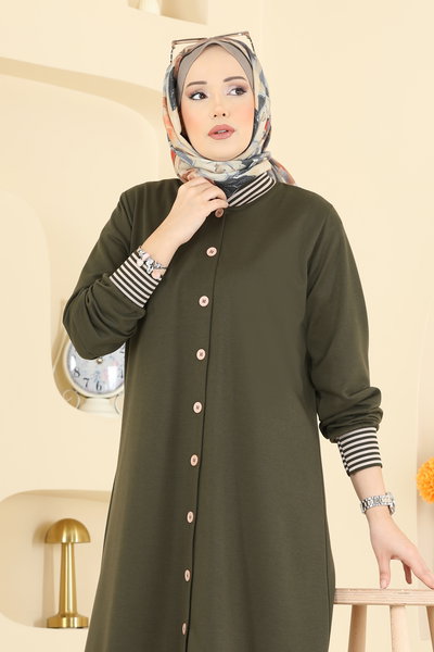 P.R.M. - Overcoat 4518PM271-MS Khaki - 426773