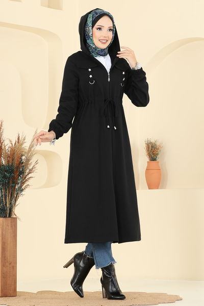 D.V.L. - Overcoat 467DVL817-MS Black - 395584