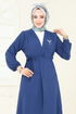 Overcoat 5097UZ662-MS Navy Blue - Thumbnail