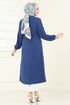 Overcoat 5097UZ662-MS Navy Blue - Thumbnail
