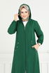 Overcoat 5318NFC915-M Emerald - Thumbnail