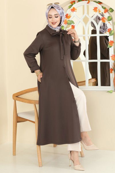 E.D.F. - Overcoat 5620EDF311-MS Brown