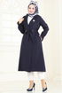 Overcoat 5653EDF311-MS Navy Blue - Thumbnail