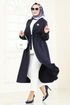 Overcoat 5653EDF311-MS Navy Blue - Thumbnail