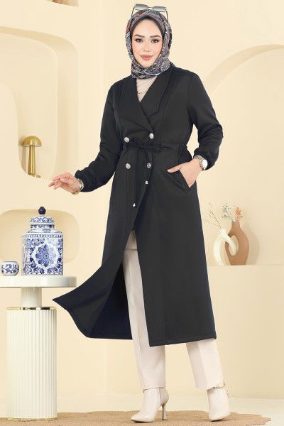 E.D.F. - Overcoat 5721EDF311-MS Black