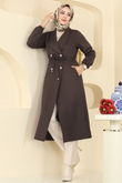 E.D.F. - Overcoat 5721EDF311-MS Brown