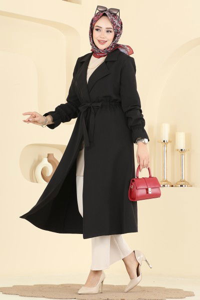 E.D.F. - Overcoat 5732EDF311-MS Black