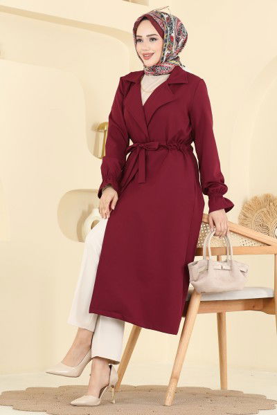 E.D.F. - Overcoat 5732EDF311-MS Burgundy