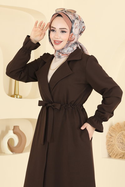 E.D.F. - Overcoat 5732EDF311-MS Dark Brown - 420861