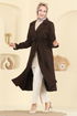 Overcoat 5732EDF311-MS Dark Brown - Thumbnail