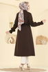 Overcoat 5732EDF311-MS Dark Brown - Thumbnail