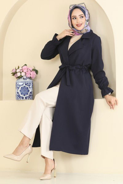 E.D.F. - Overcoat 5732EDF311-MS Navy Blue