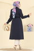 Overcoat 5732EDF311-MS Navy Blue - Thumbnail