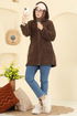 Overcoat 6039TEG847-MS Brown - Thumbnail