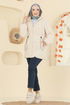 Overcoat 6039TEG847-MS Ecru - Thumbnail
