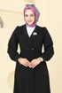 Overcoat 6214BSK463-MS Black - Thumbnail