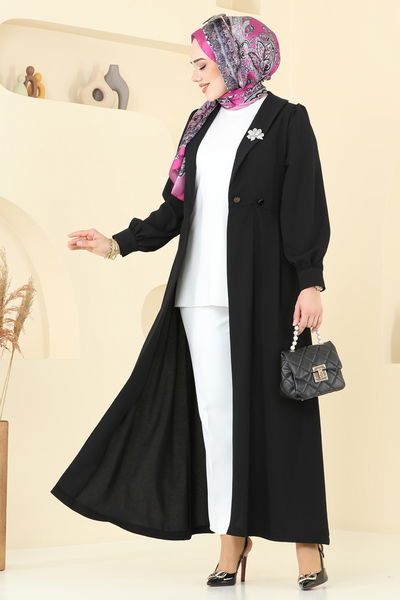 B.İ.S.S.K. - Overcoat 6214BSK463-MS Black - 370292