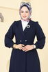 Overcoat 6214BSK463-MS Navy Blue - Thumbnail
