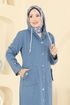 Overcoat 7563ORG1169-MS Light Denim - Thumbnail