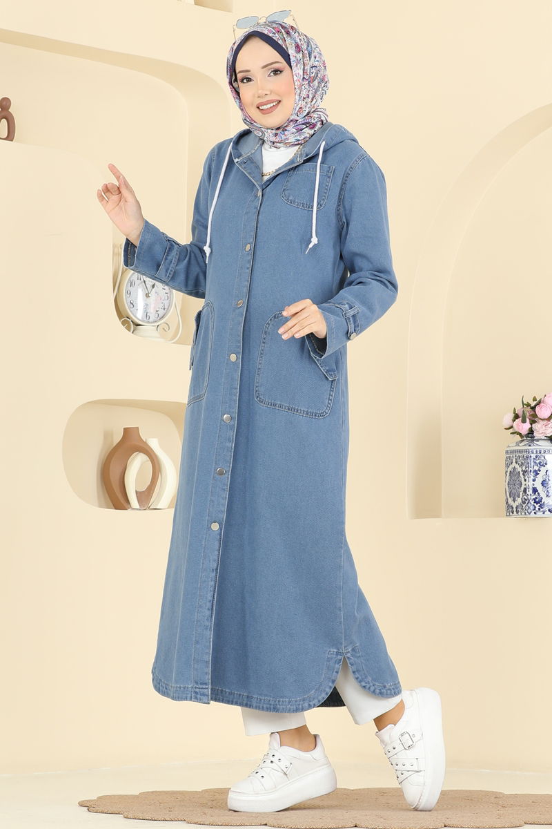 كاب جينز فاتح 7563ORG1169-MS