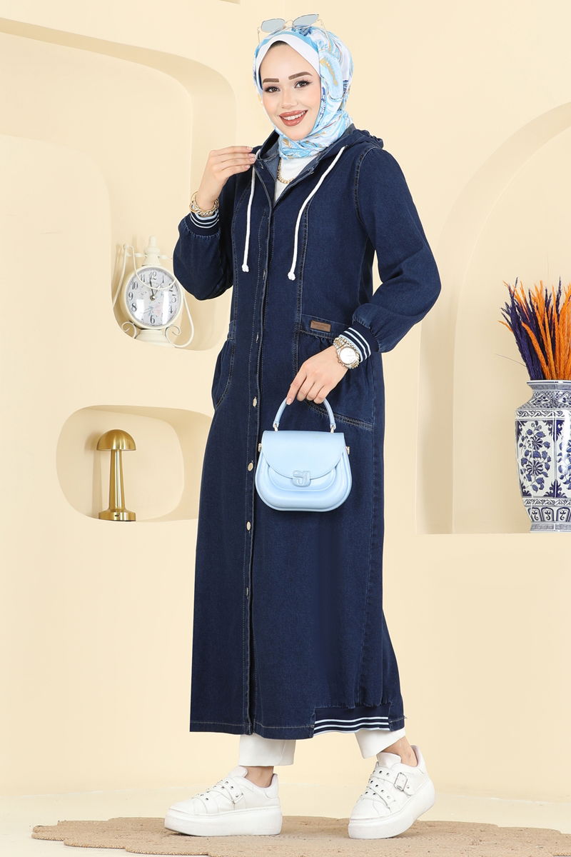 Overcoat 7603ORG1169-MS Dark Denim