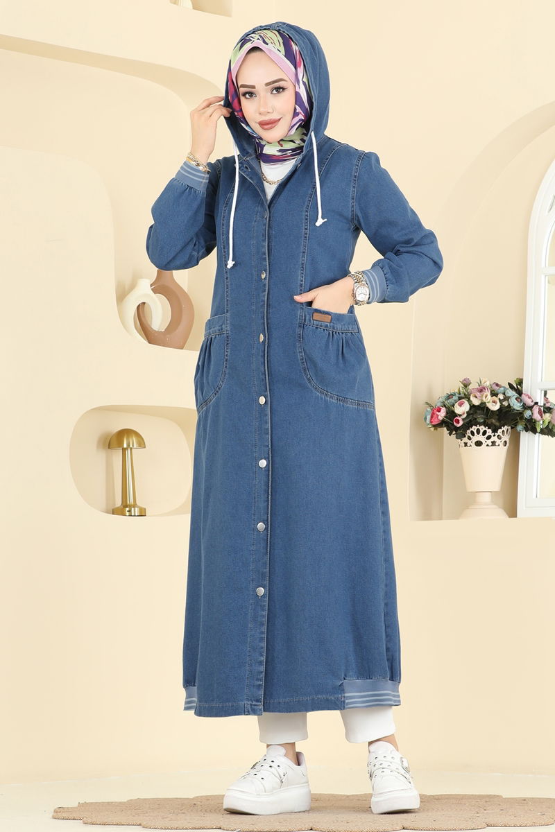 Overcoat 7603ORG1169-MS Light Denim