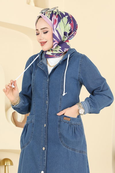 O.R.G. - Overcoat 7603ORG1169-MS Light Denim - 425414