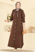Overcoat 7903ORG1169-MS Brown - Thumbnail
