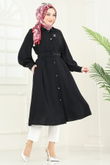 T.R.T. - Overcoat 8020TRT545-MS Black