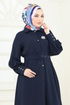 Overcoat 8020TRT545-MS Navy Blue - Thumbnail