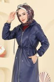 A.B. - Overcoat 8148AB368-MS Navy Blue