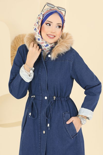 M.K.L. - Overcoat / Coat 4294MKL719-MS Dark Denim - 416594