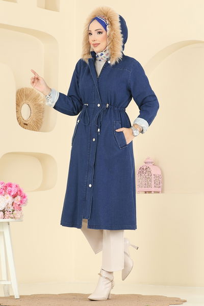 M.K.L. - Overcoat / Coat 4294MKL719-MS Dark Denim - 416595