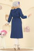Overcoat / Coat 4294MKL719-MS Dark Denim - Thumbnail