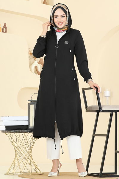 P.L. - Overcoat PL9171-MS Black - 406568