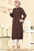 P.L. - Overcoat PL9171-MS Brown