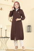 Overcoat PL9171-MS Brown - Thumbnail