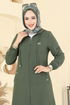 Overcoat PL9171-MS Khaki - Thumbnail