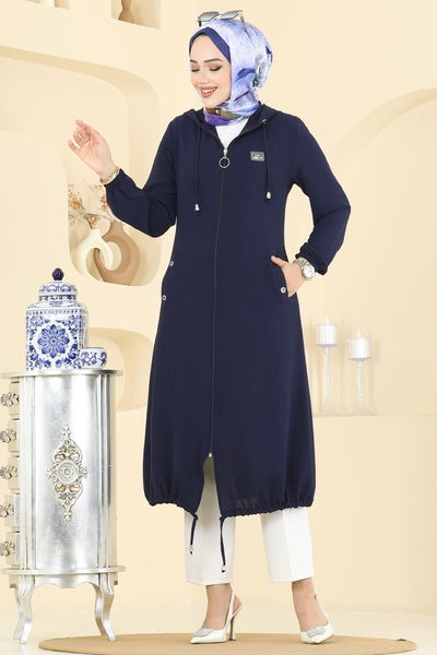 P.L. - Overcoat PL9171-MS Navy Blue - 406556