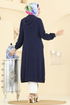 Overcoat PL9171-MS Navy Blue - Thumbnail