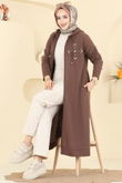 P.L. - Overcoat PL9186-MS Brown