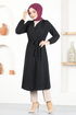 Overcoat TBT671-MS Black - Thumbnail
