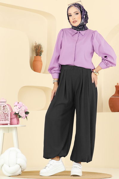 E.R.K. - Pants 0001ERK1158-MS Black - 398228