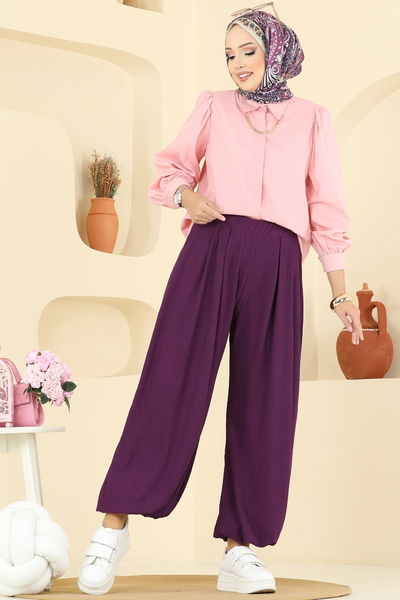E.R.K. - Pants 0001ERK1158-MS Damson - 398256